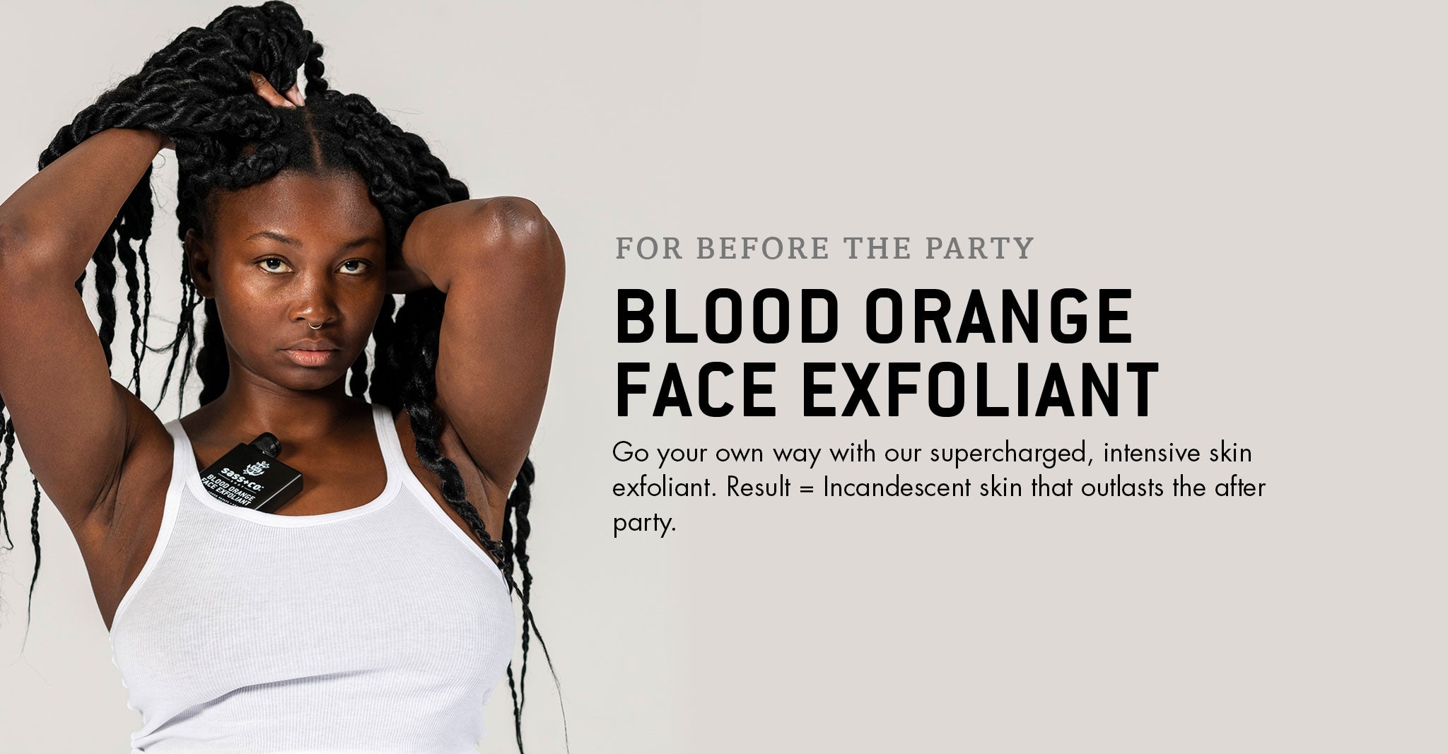 Blood Orange Exfoliant | Sass + Co Body - Vegan Skincare
